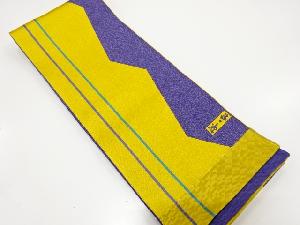 幾何学模様織り出し　浴衣半幅帯